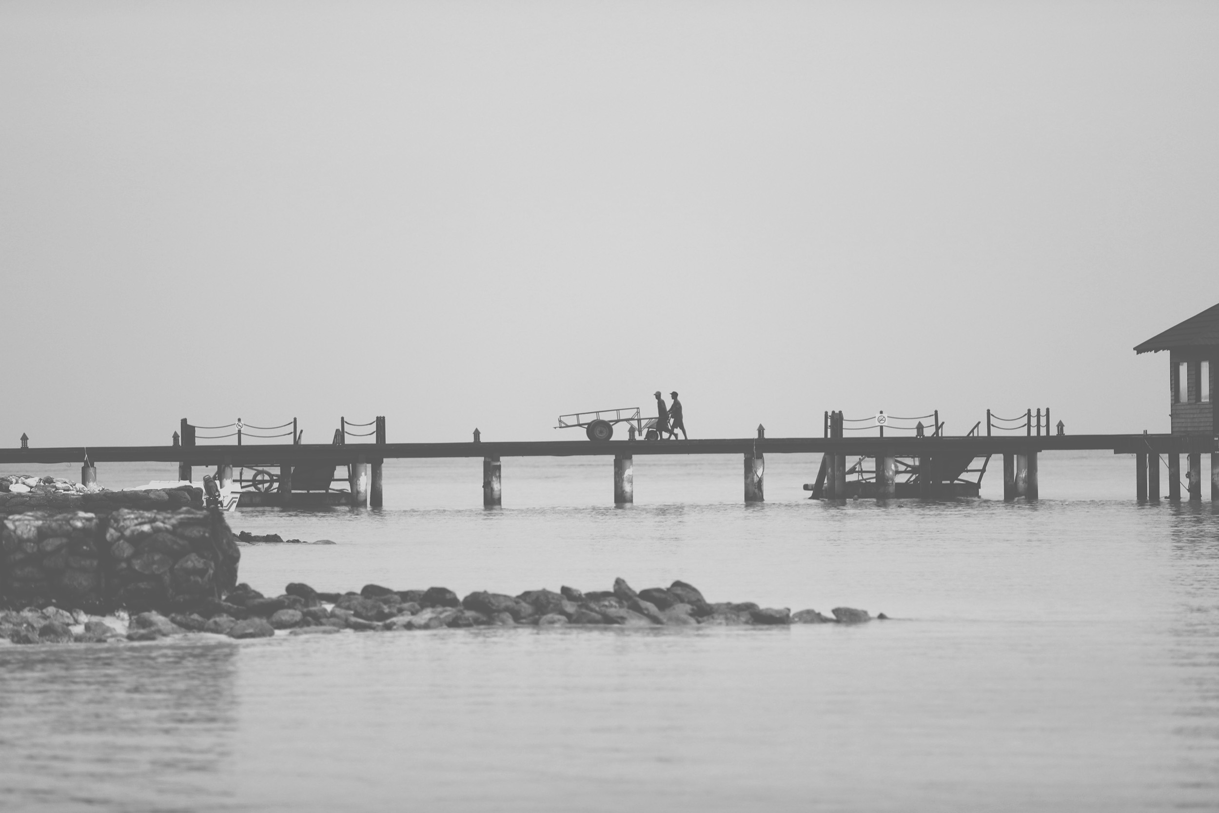 Across the Quiet Pier